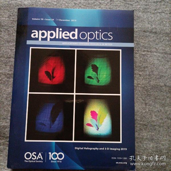 applied optics_applied optics_孔夫子旧书网