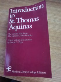Introduction To Saint Thomas Aquinas