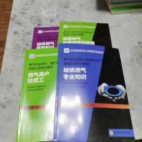 燃气行业从业人员培训教材丛书：四册合售（城镇燃气专业知识+燃气用户检修工+城镇燃气法律法规与政策+城镇燃气基础知识）