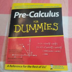 Pre-Calculus For Dummies[预科微积分学傻瓜书]【内页干净】