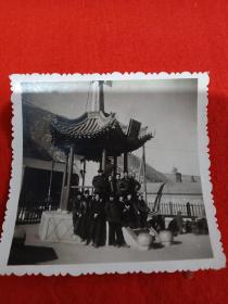 1957年，山西省灵石富家滩(合影老照片)