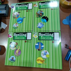 Spelling Skills Grade 3,4,5,6 四本合售