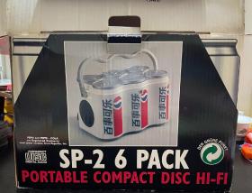 原箱CD广播机：SP-2   6 PACK（百事可乐出品）含说明书