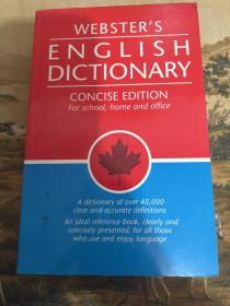 Webster's English Dictionary Concise Edition
