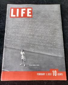 美国《生活》杂志，LIFE，1937年2月，，8开，