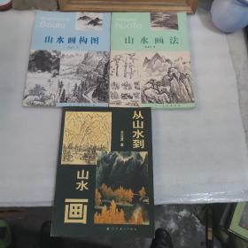 从山水到山水画。山水画构图。山水画法。三本