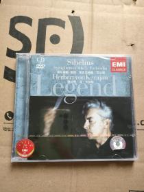 CD+DVD：西贝柳斯 第四第五交响曲。芬兰颂(全新未拆封)