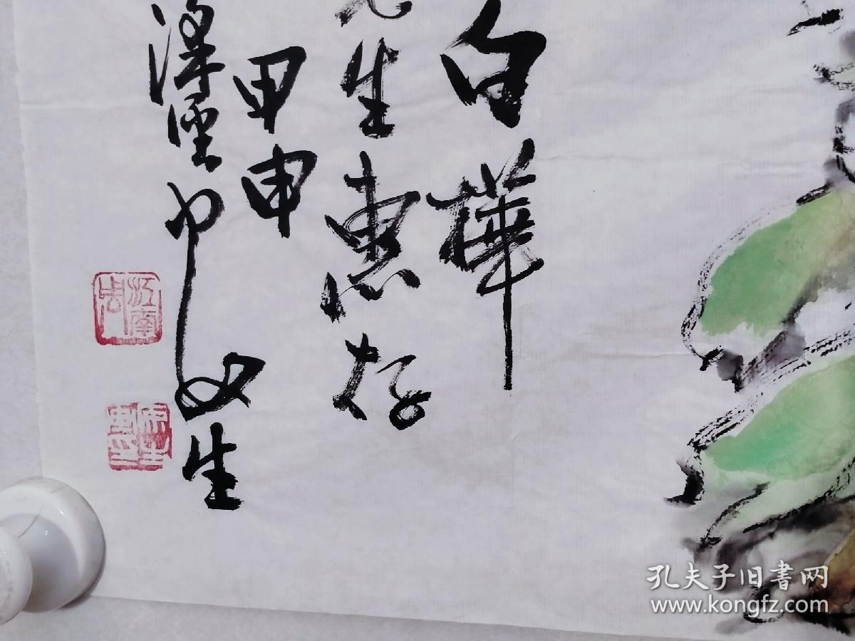 周安生国画作品春韵一幅尺寸44575现为中国美术家协会会员政协江苏省