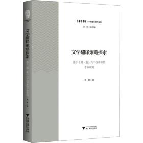 文学翻译策略探索 基于《简·爱》六个汉译本的个案研究 外国文学理论 袁榕 新华正版