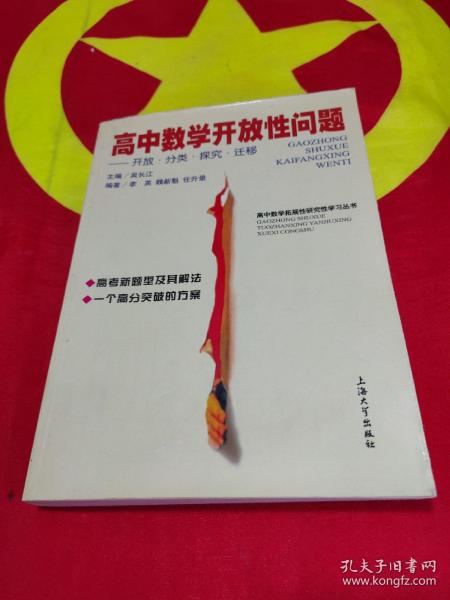 高中数学开放性问题:开放·分类·探究·迁移吴长江 主编 上海大学出版社 2