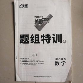 万唯中考试题研究，数学，题组特训。