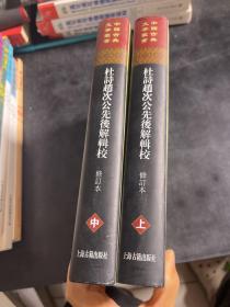 杜诗赵次公先后解辑校（上中2册精装）：中国古典文学丛书