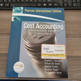 Cost Accounting:A Managerial Emphasis(Thirteenth Edition)