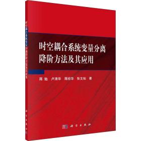 时空耦合系统变量分离降阶方法及其应用蒋勉 等科学出版社