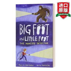 英文原版 Monster Detector (Big Foot And Little Foot #2) 大脚与小脚2 6-9岁儿童趣味冒险英文故事阅读书 Felicita Sala插画 英文版 进口英语原版书籍
