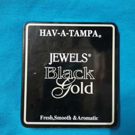 女神黑金雪茄 jewels black gold 铁盒烟盒     美国制造