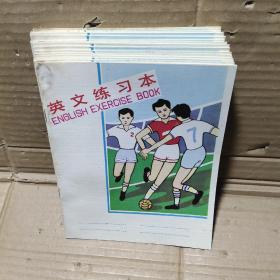 英文练习本   体育图片 16本合售【未写】看图