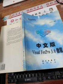 中文版Visual FoxPro 3.0教程  扉页有字 破损
