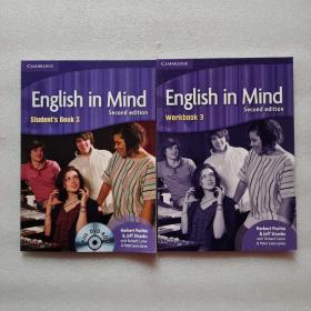 English in Mind Level 3 Student's Book 附光盘 两本合售