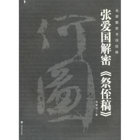 名家解密书法经典/张爱国解密《祭侄稿》张爱国湖南美术出版社