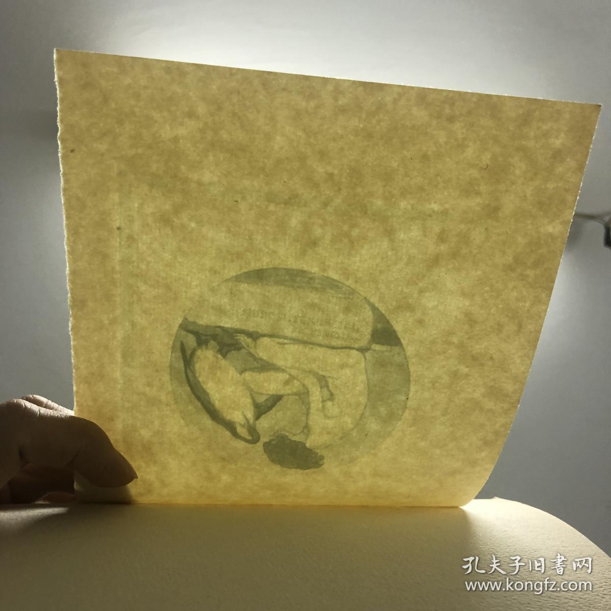 奥地利艺术大师拜劳斯精品蚀刻铜版画藏书票手工毛边纸印刷限量350枚