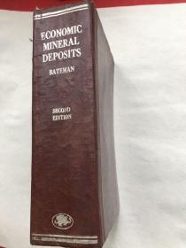 ECONOMIC MINERAL DEPOSITS（经济矿藏学） 精装厚本（916页）完整无缺·  1950年版