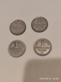 西德馬克一元硬幣1975年發行