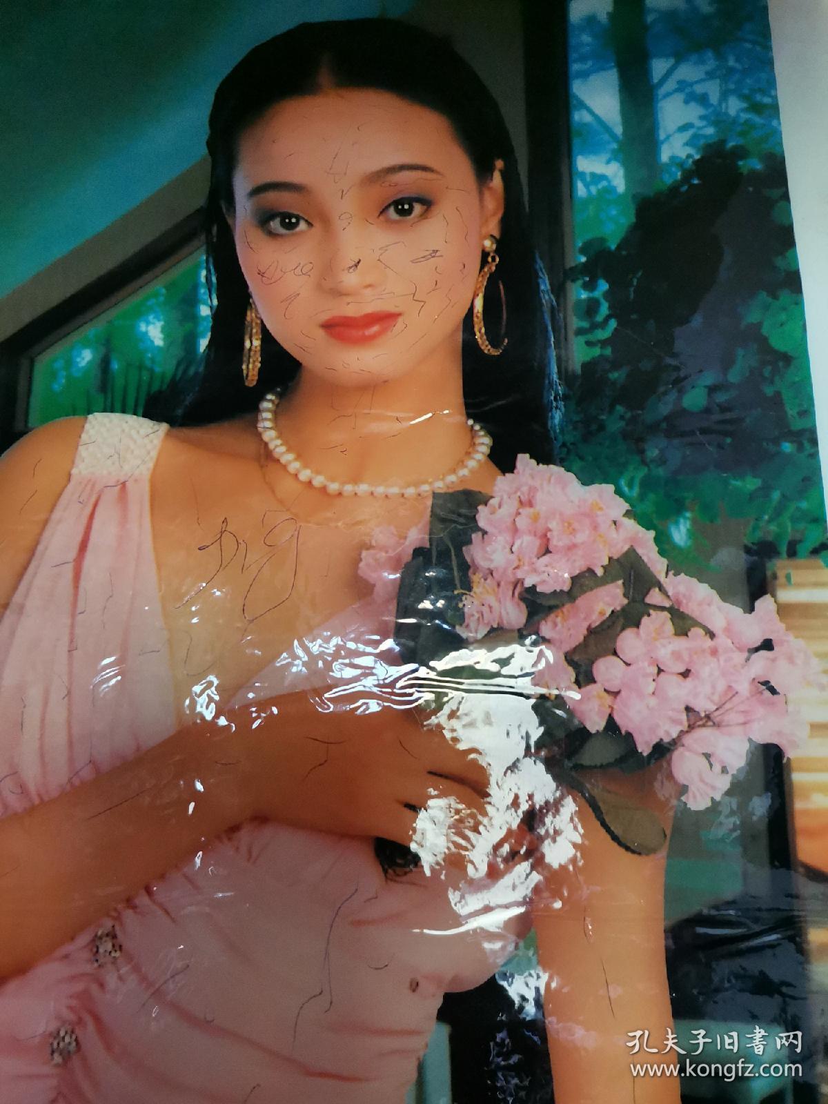 1994年塑纸挂历居室美女13张全