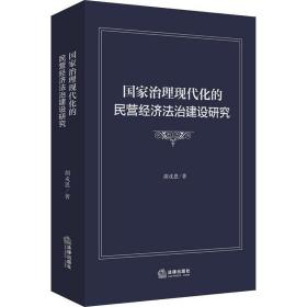 治理现代化的民营经济治建设研究 法学理论 胡戎恩 新华正版