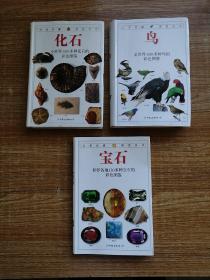 自然珍藏图鉴丛书：化石、鸟、宝石（3本合售）