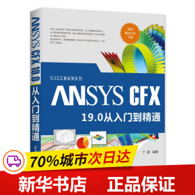保正版！ANSYS CFX 19.0 从入门到精通9787302546290清华大学出版社丁源