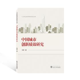 保正版！中国城市创新绩效研究9787307233607武汉大学出版社范斐