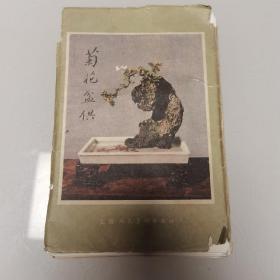 《菊花盆供》明信片，1959年上海人民美术1版2印14张