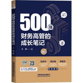 500强财务高管的成长笔记 管理理论 王渊 新华正版