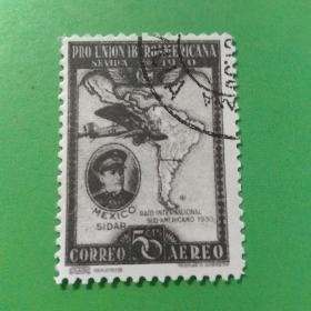 墨西哥地圖郵票