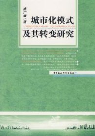 【正版新书】 城市化模式及其转变研究 盛广耀 中国社会科学出版社