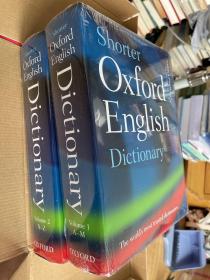 现货 Shorter Oxford English Dictionary - Sixth Edition (set of 2 books)  牛津英语大词典 简编本 第6版 套装2本