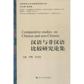 【正版书籍】汉语与非汉语比较研究论集