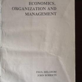 Economics, Organization and Mangement（英文本）
