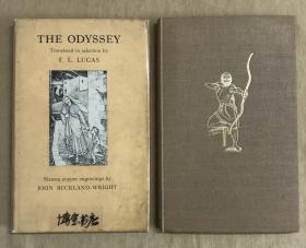 荷马史诗：《奥德赛》The odyssey.1948初版本，名版画家John Buckland Wright，约翰·巴克兰·莱特铜版画插图