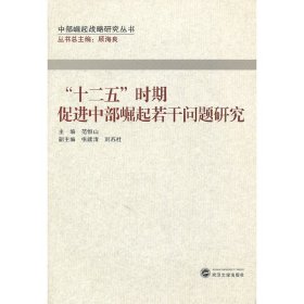 “十二五”时期促进中部崛起若干问题研究 9787307092754 范恒山　主编，张建清，刘苏社　副主编 武汉大学出版社