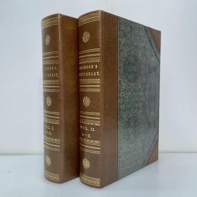 A DICTIONARY OF THE ENGLISH LANGUAGE abstracted from the folio edition 约翰生英语词典简编本 塞缪尔·约翰逊 1/4皮革装订