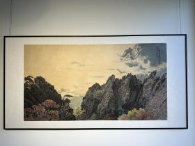 珍藏级朝鲜国画 鲜于英《七宝山的秋天》