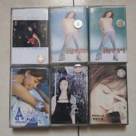 张惠妹专辑  磁带6盒合售   都有歌词