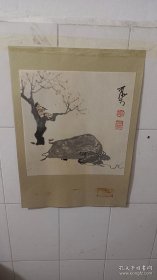 纯手绘花鸟画片 33*33
