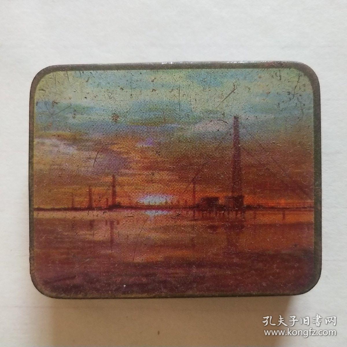 葵花牌852铁皮烟盒