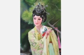 戏曲人物  精品油画  曾新伟老师作品 尺寸75*100厘米  支持合影视频 欢迎定制