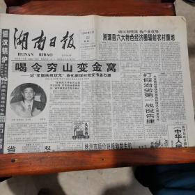 湖南日报1999年3月22日
今日4开8版