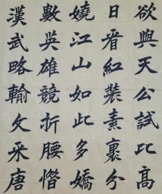 罗可成书法陕西青年书协理事北国风光173*92，罗可成，字守正，号五之堂堂主。1975年生于西安，西安碑林博物馆书法艺术交流中心成员，清华大学美术学院书法研究生，陕西省书法协会会员，陕西省青年书法家协会理事，西安市书法家协会会员，西安市楹联协会理事，西安音乐学院中国琴学研究室成员，陕西西安碑林博物馆馆员。