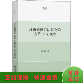 汉语韵律语法研究的音节-语义视野